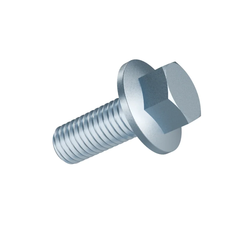 Hexagon Flange Bolt with Serrated Flange DIN 6921 M12 × 30, zinc plated