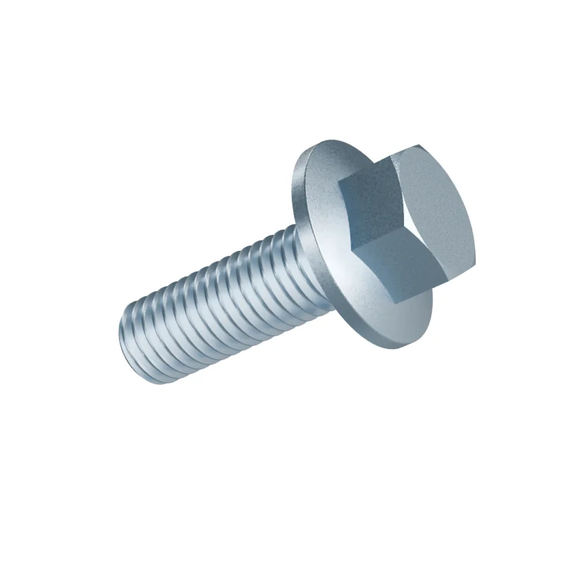 Hexagon Flange Bolt with Serrated Flange DIN 6921 M12 × 35, zinc plated