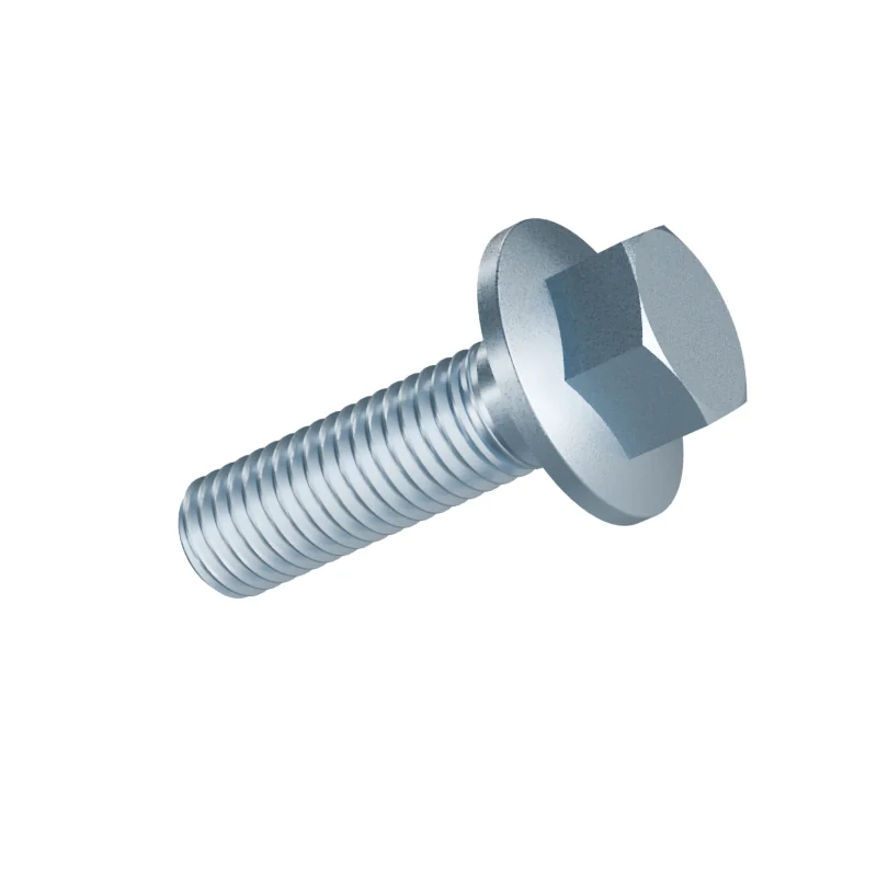 Hexagon Flange Bolt with Serrated Flange DIN 6921 M12 × 40, zinc plated