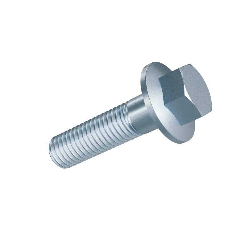 Hexagon Flange Bolt with Serrated Flange DIN 6921 M12 × 45, zinc plated