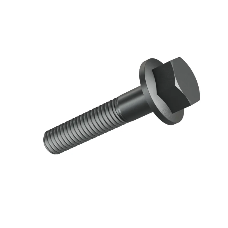 Hexagon Flange Bolt with Serrated Flange DIN 6921 M5 × 25, plain steel