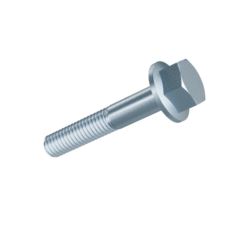 Hexagon Flange Bolt with Serrated Flange DIN 6921 M6 × 35, zinc plated