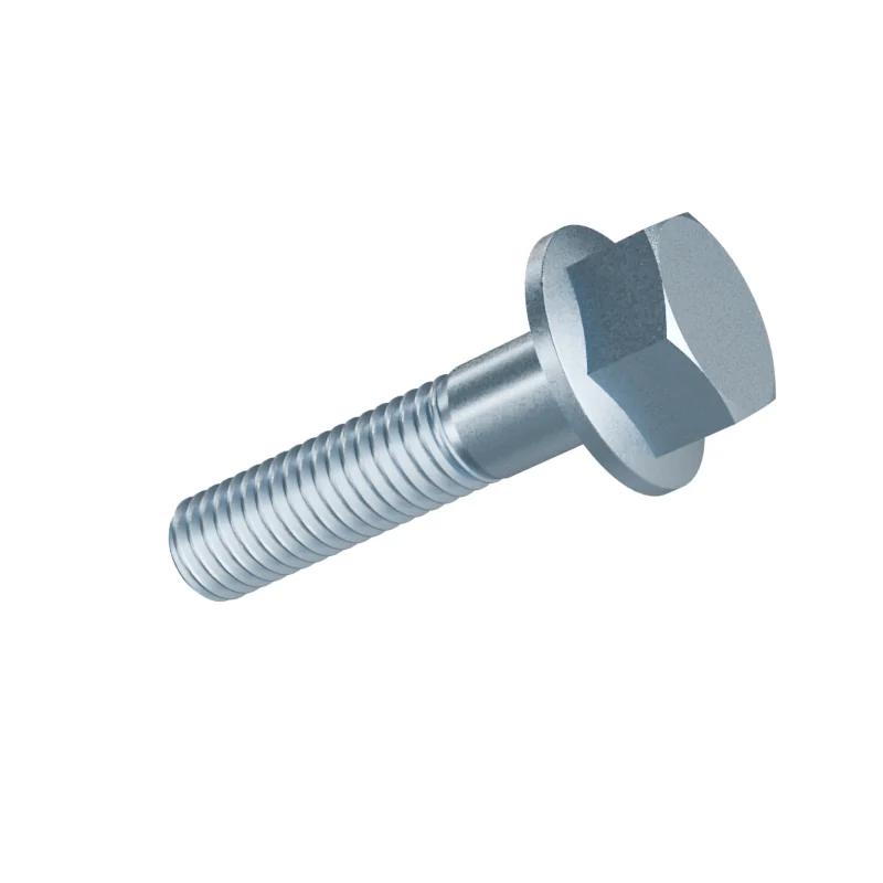 Hexagon Flange Bolt with Serrated Flange DIN 6921 M8 × 35, zinc plated