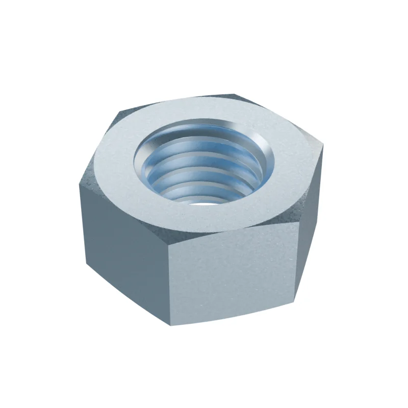 Hexagon Full Nut DIN 934 M12, zinc plated