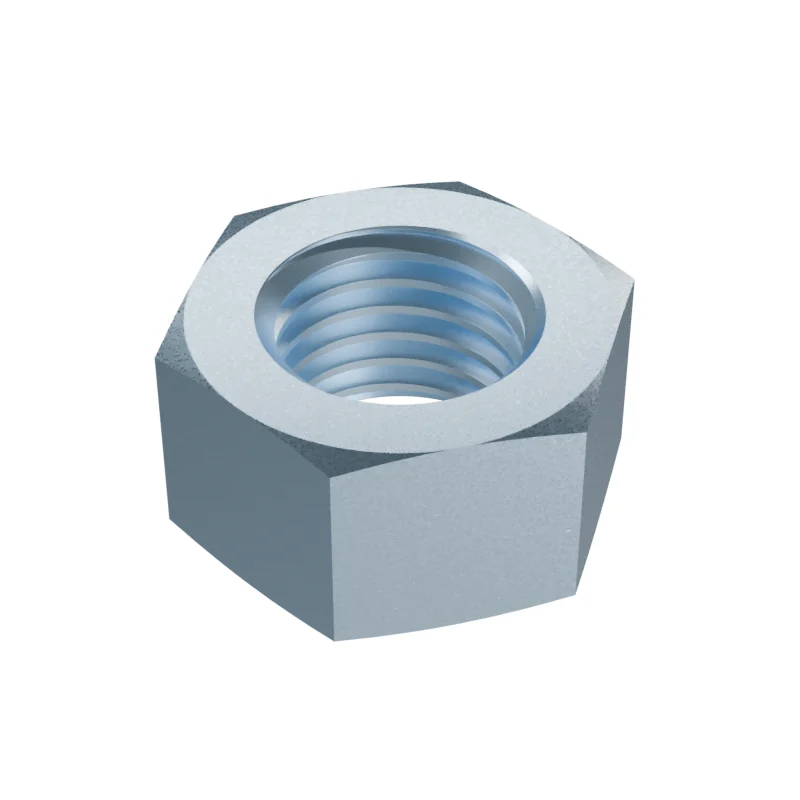 Hexagon Full Nut DIN 934 M16, zinc plated