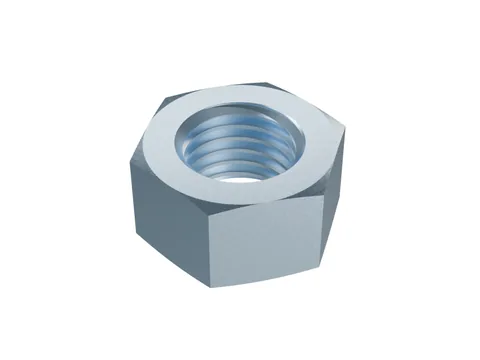 Hexagon Full Nut DIN 934 M20, zinc plated