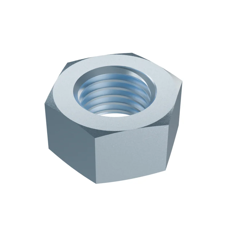 Hexagon Full Nut DIN 934 M24, zinc plated