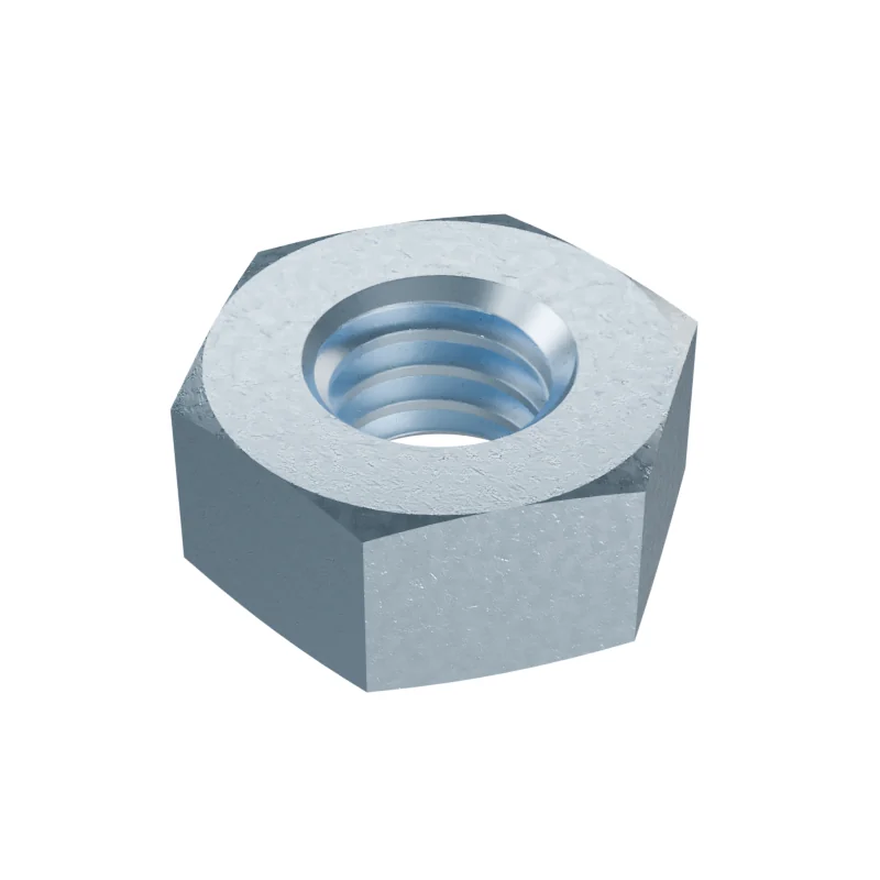 Hexagon Full Nut DIN 934 M4, zinc plated
