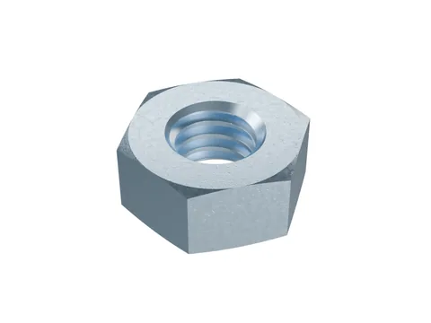 Hexagon Full Nut DIN 934 M4, zinc plated