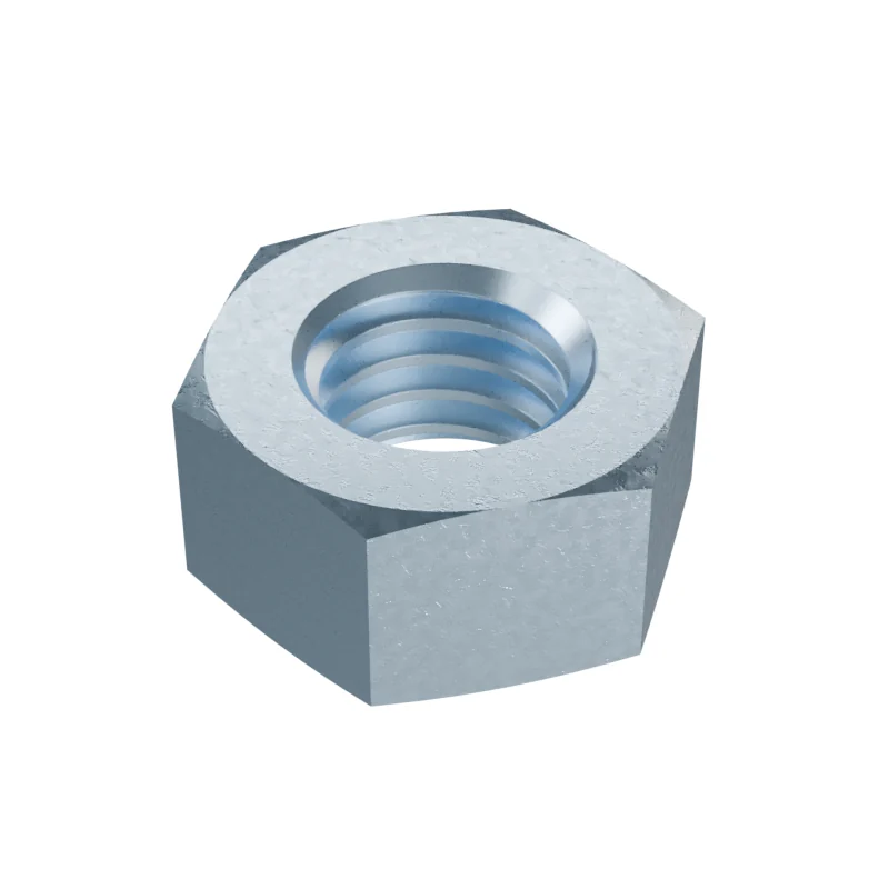 Hexagon Full Nut DIN 934 M5, zinc plated