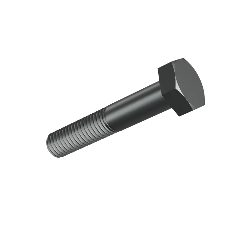 Hexagon Head Bolt Partial Thread DIN 931 M10 × 55, plain steel