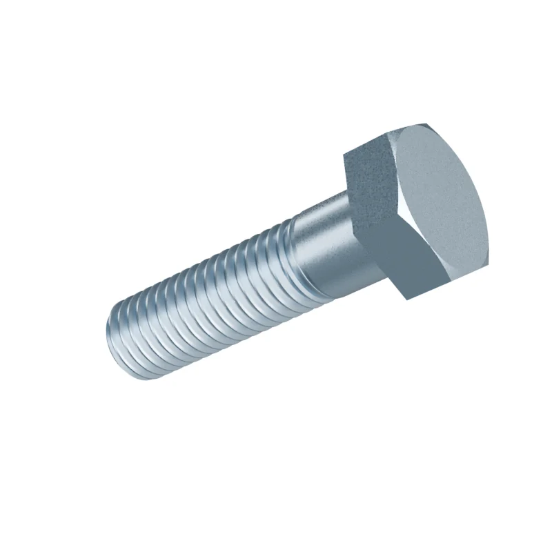 Hexagon Head Bolt Partial Thread DIN 931 M12 × 45, zinc plated