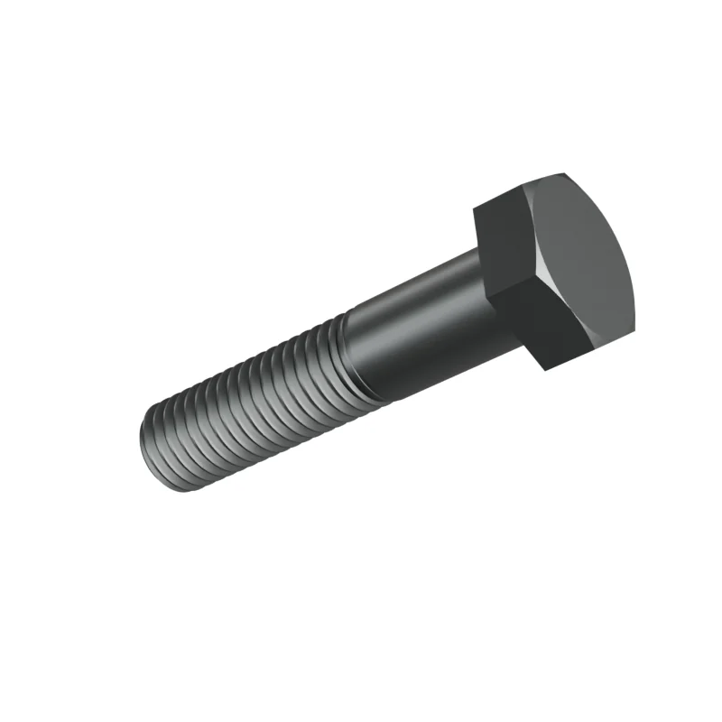 Hexagon Head Bolt Partial Thread DIN 931 M12 × 55, plain steel