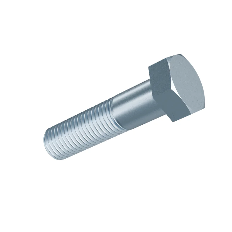 Hexagon Head Bolt Partial Thread DIN 931 M20 × 80, zinc plated