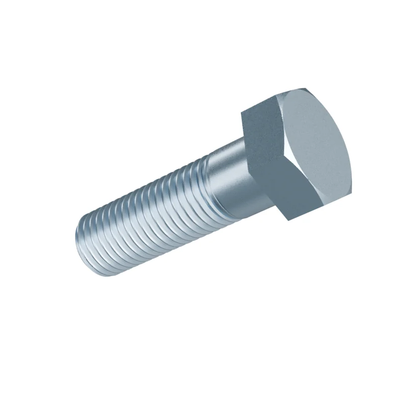 Hexagon Head Bolt Partial Thread DIN 931 M24 × 80, zinc plated