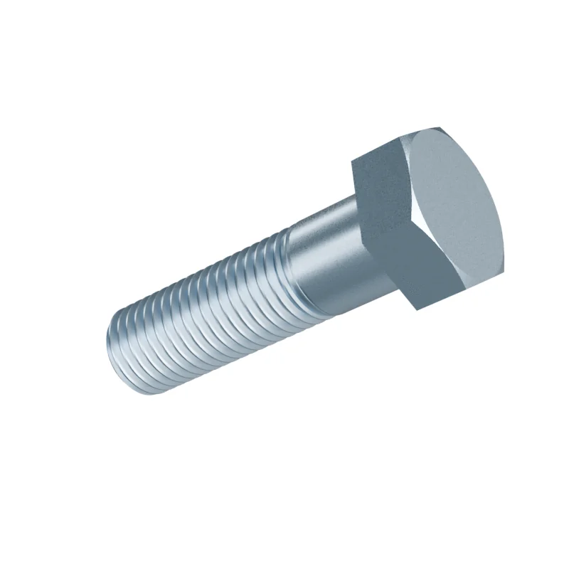 Hexagon Head Bolt Partial Thread DIN 931 M24 × 85, zinc plated