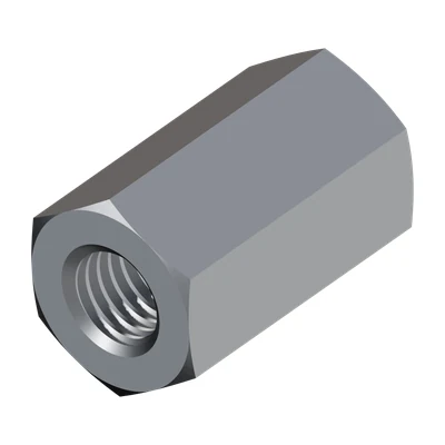 Hexagon Long Coupling Nut DIN 6334 M10, overview