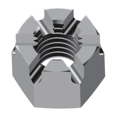 Hexagon Slotted and Castle Nut DIN 935 M10, overview