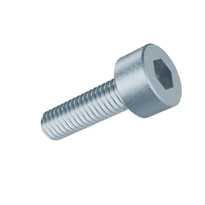 Hexagon Socket Head Cap Screw DIN 912 M3x0.5-6g × 10, zinc plated