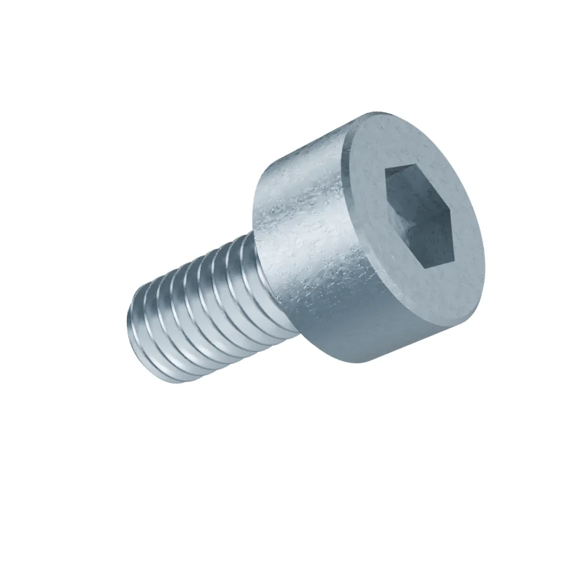 Hexagon Socket Head Cap Screw DIN 912 M3 × 6, zinc plated