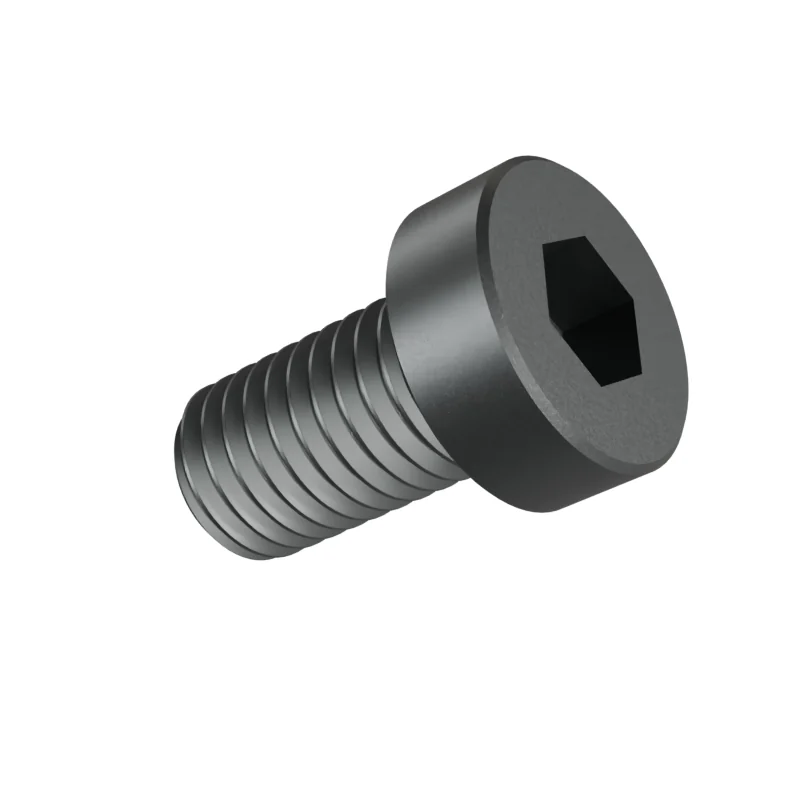 Hexagon Socket Head Cap Screw, Low Head DIN 7984 M10 × 18, plain steel