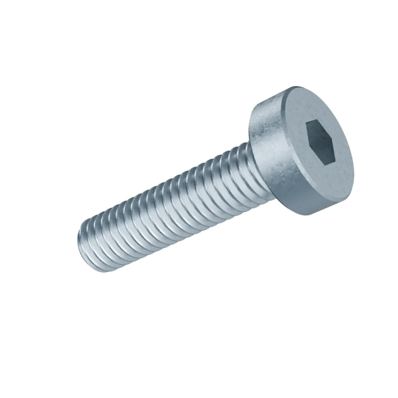 Hexagon Socket Head Cap Screw, Low Head DIN 7984 M3 × 12, zinc plated