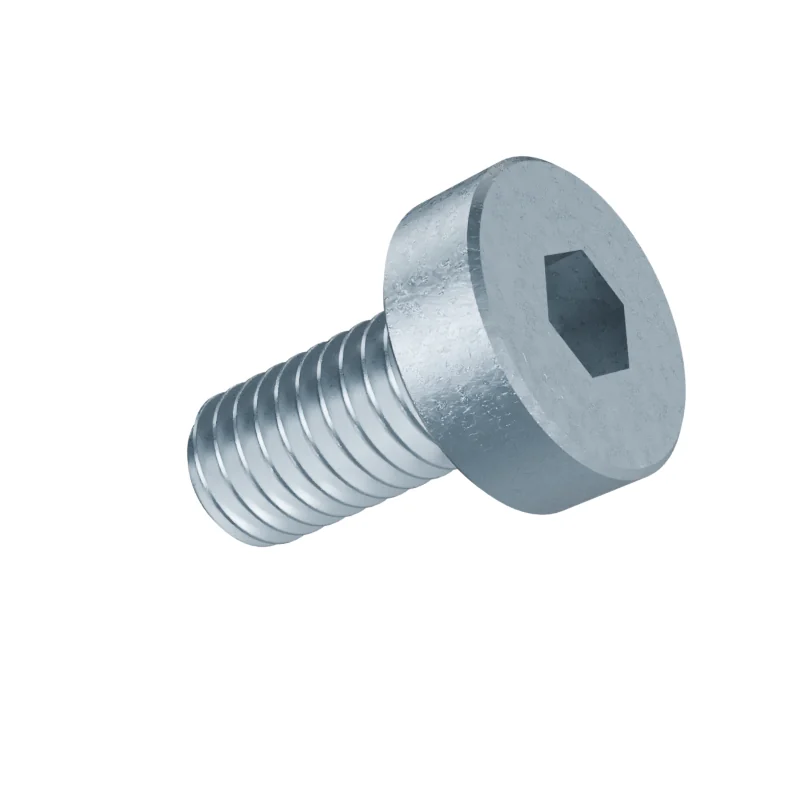 Hexagon Socket Head Cap Screw, Low Head DIN 7984 M3 × 6, zinc plated