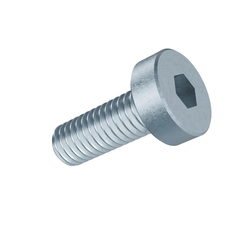 Hexagon Socket Head Cap Screw, Low Head DIN 7984 M3 × 8, zinc plated