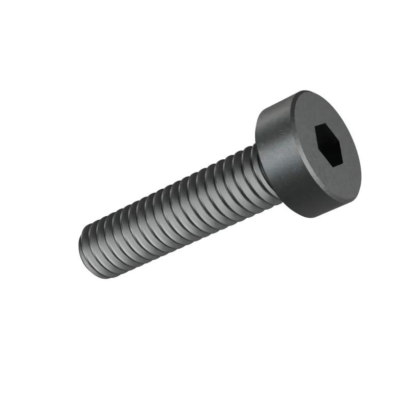 Hexagon Socket Head Cap Screw, Low Head DIN 7984 M4 × 16, plain steel