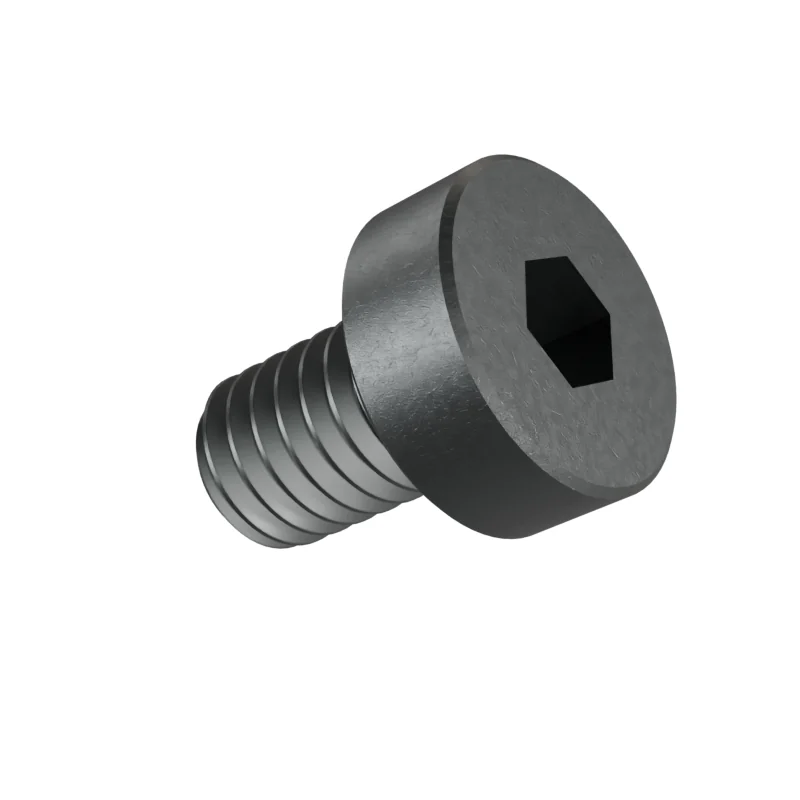 Hexagon Socket Head Cap Screw, Low Head DIN 7984 M4 × 6, plain steel