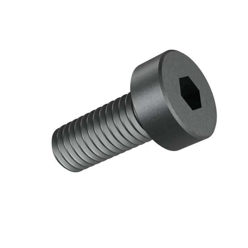 Hexagon Socket Head Cap Screw, Low Head DIN 7984 M5 × 12, plain steel