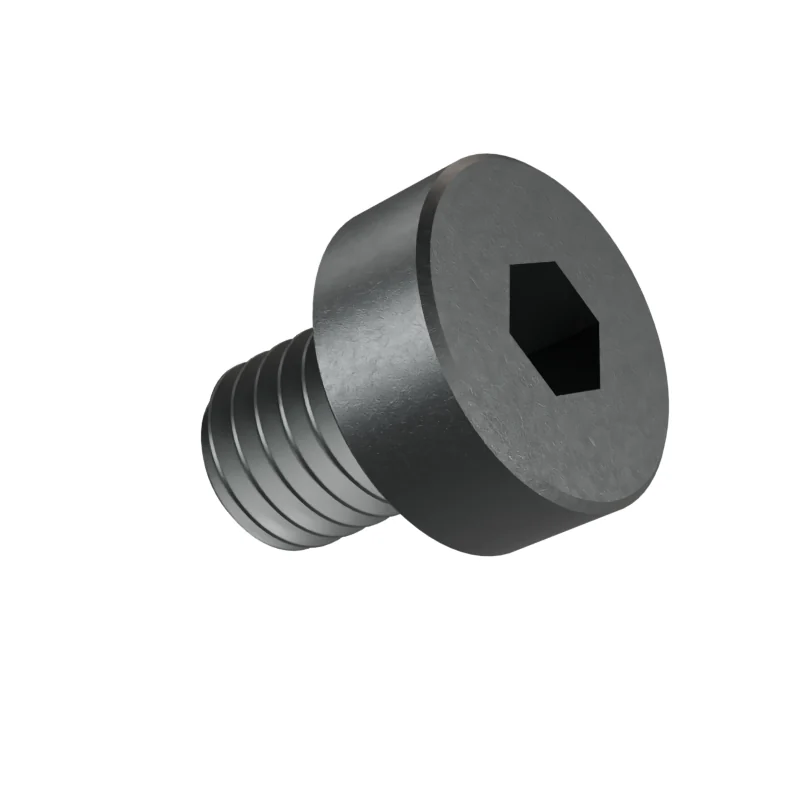 Hexagon Socket Head Cap Screw, Low Head DIN 7984 M5 × 6, plain steel