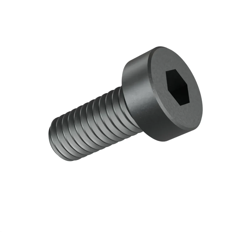 Hexagon Socket Head Cap Screw, Low Head DIN 7984 M6 × 14, plain steel