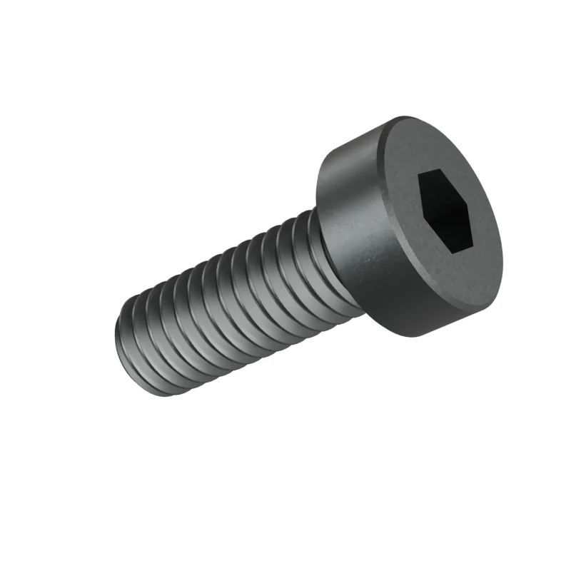 Hexagon Socket Head Cap Screw, Low Head DIN 7984 M6 × 16, plain steel