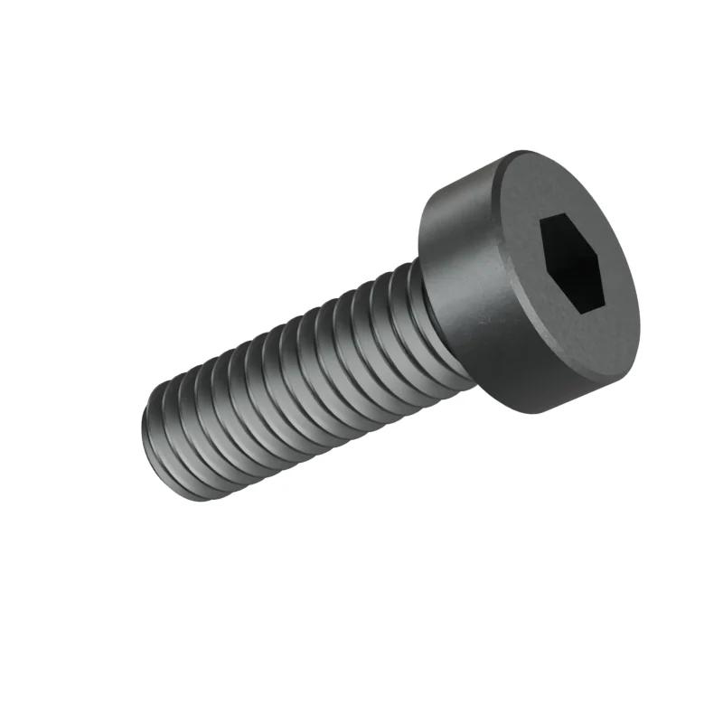 Hexagon Socket Head Cap Screw, Low Head DIN 7984 M6 × 18, plain steel
