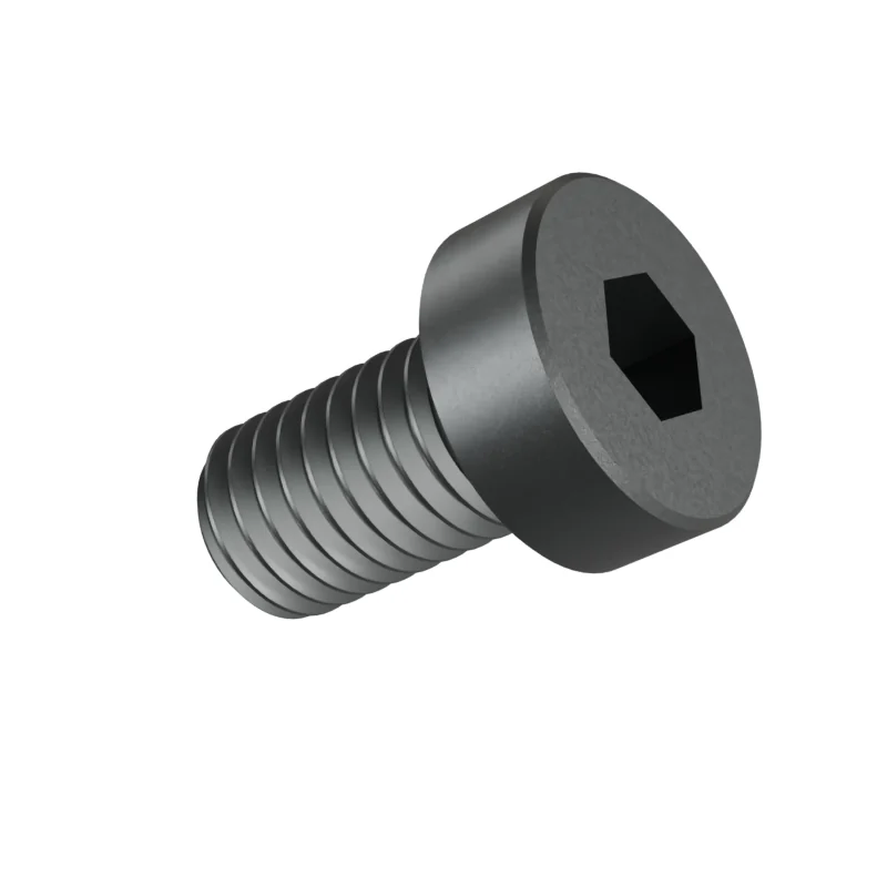 Hexagon Socket Head Cap Screw, Low Head DIN 7984 M8 × 14, plain steel
