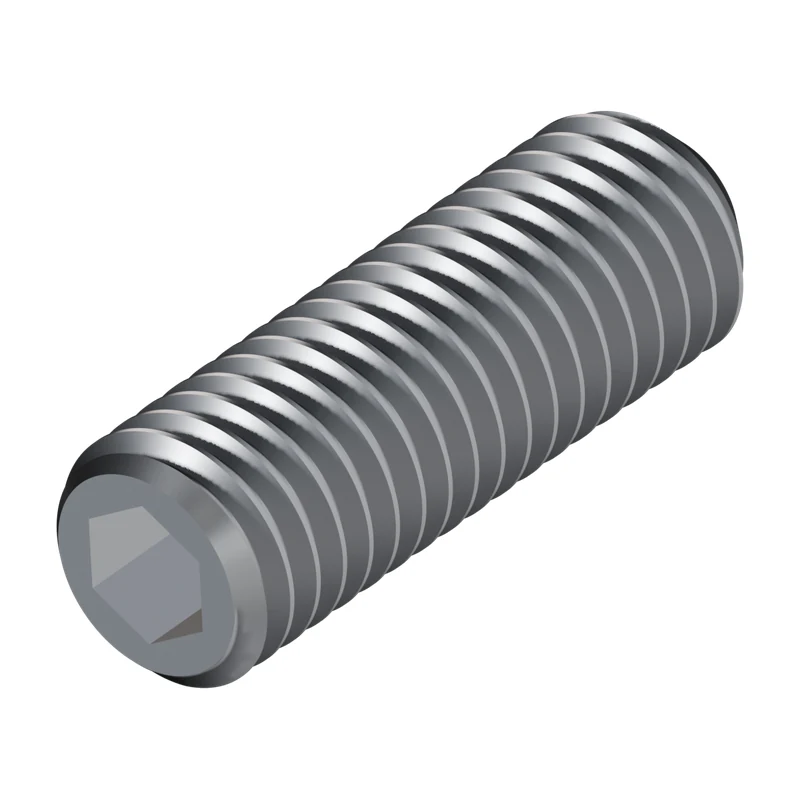 Hexagon Socket Set Screw, Cup Point