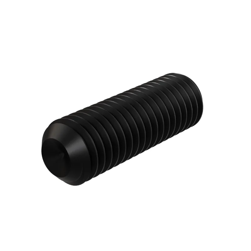 Hexagon Socket Set Screw, Cup Point DIN 916 M10 × 30, black oxide