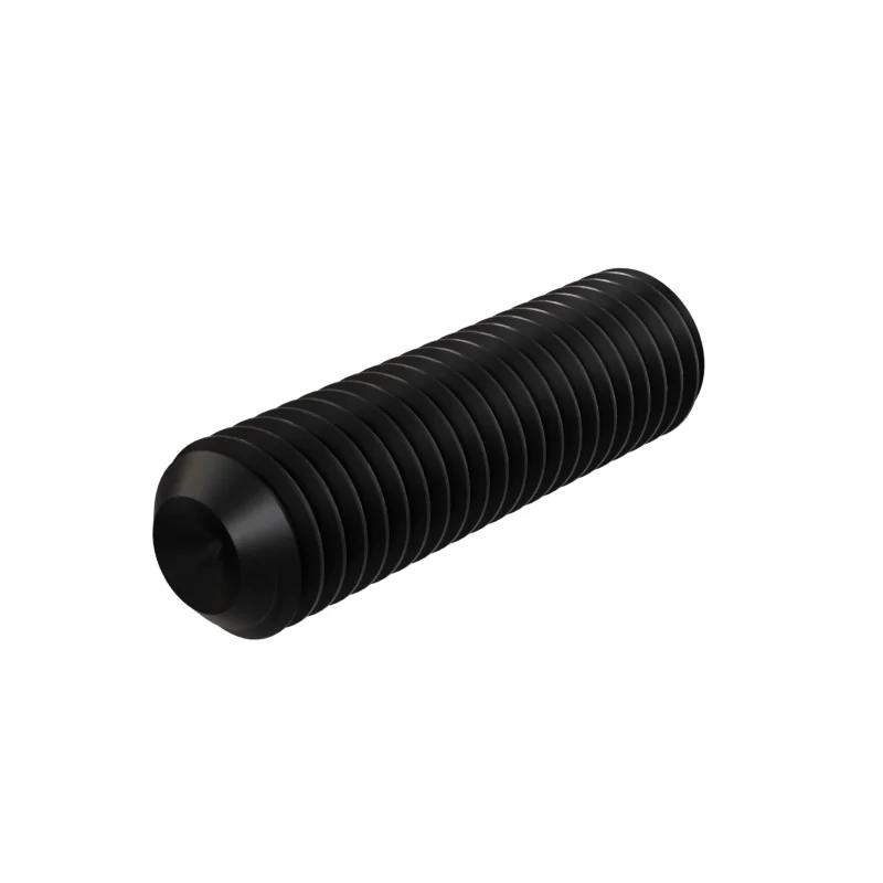 Hexagon Socket Set Screw, Cup Point DIN 916 M10 × 35, black oxide