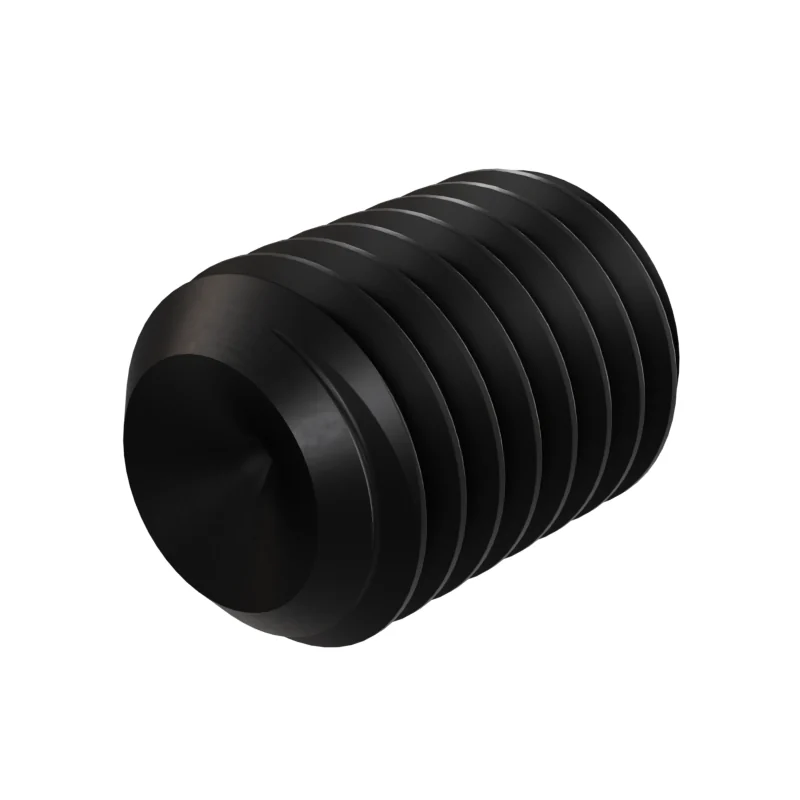 Hexagon Socket Set Screw, Cup Point DIN 916 M12 × 16, black oxide