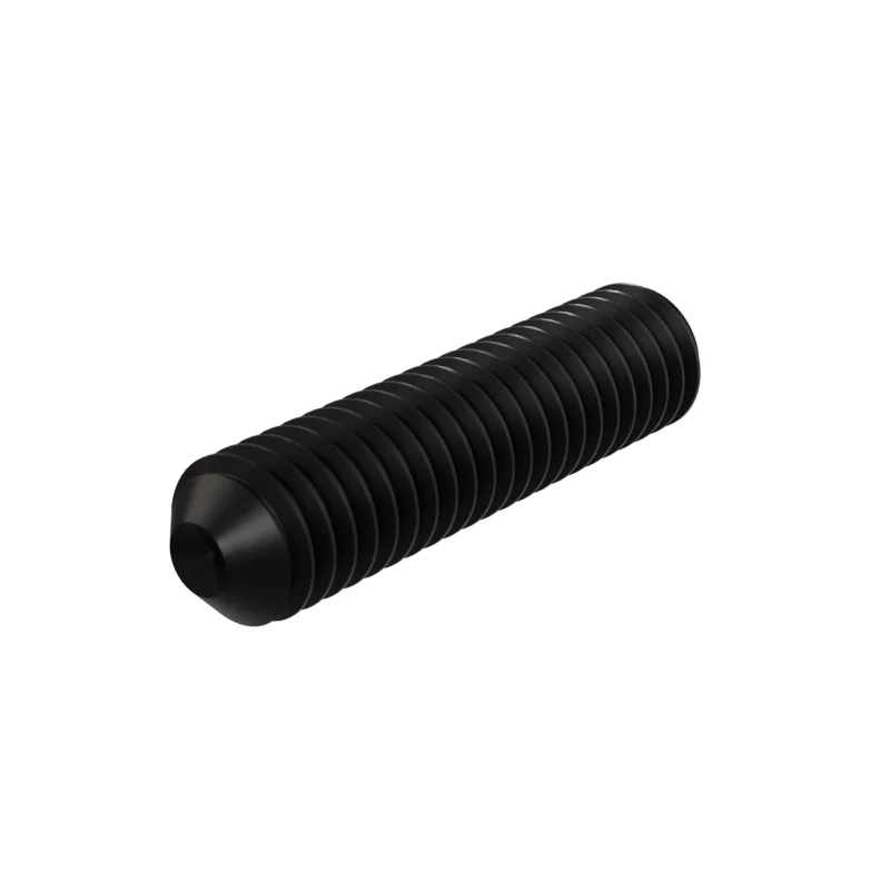Hexagon Socket Set Screw, Cup Point DIN 916 M3 × 12, black oxide