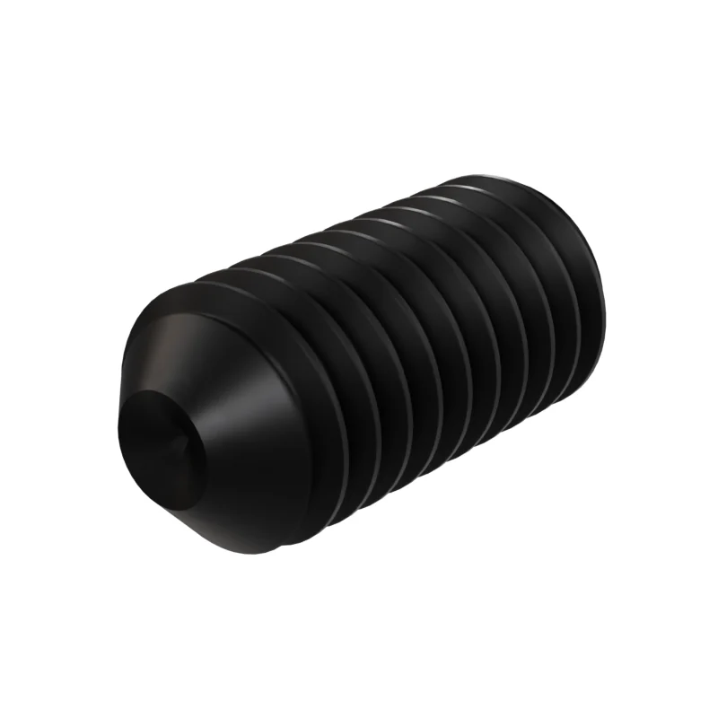 Hexagon Socket Set Screw, Cup Point DIN 916 M3 × 6, black oxide