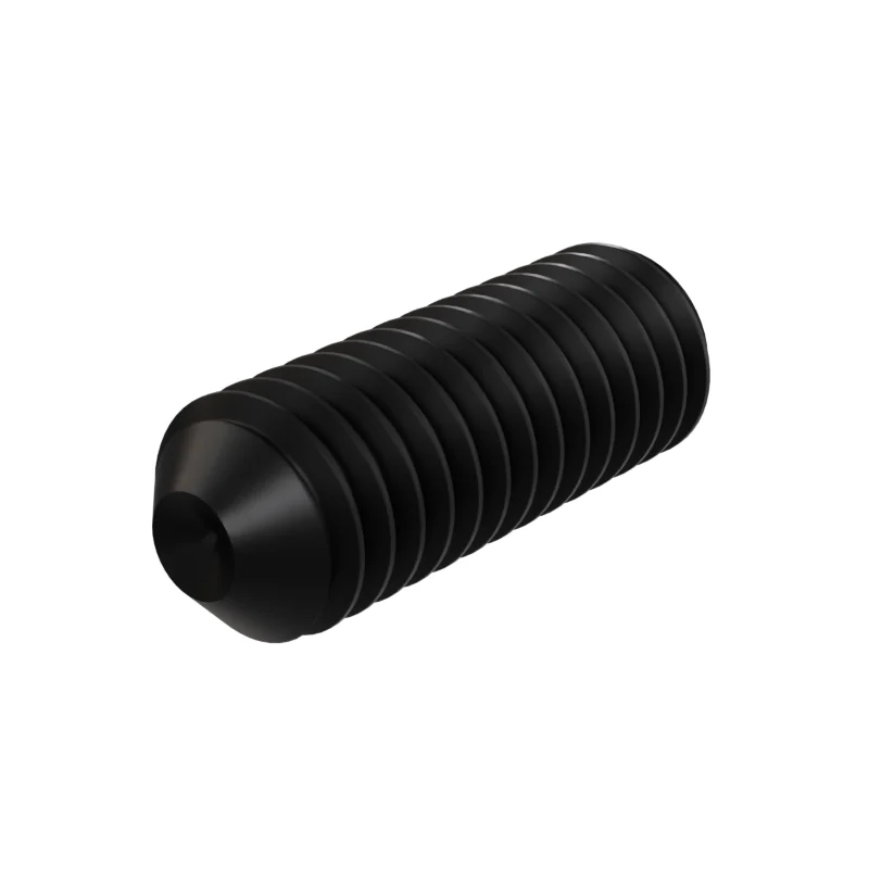 Hexagon Socket Set Screw, Cup Point DIN 916 M3 × 8, black oxide