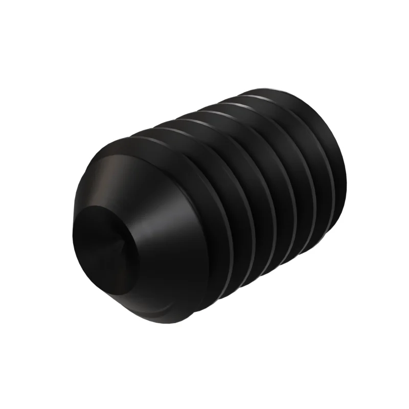 Hexagon Socket Set Screw, Cup Point DIN 916 M4 × 6, black oxide