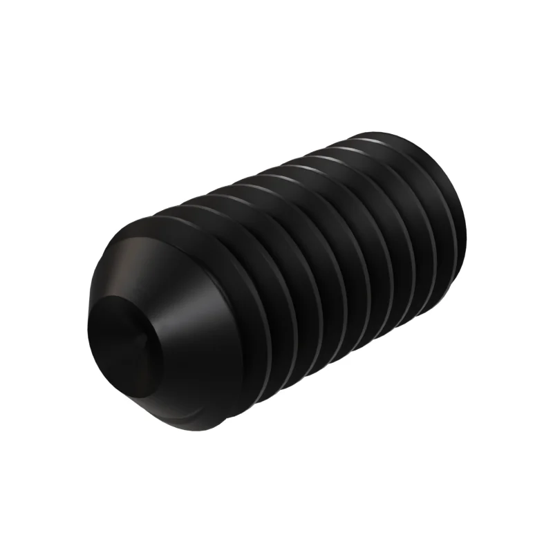 Hexagon Socket Set Screw, Cup Point DIN 916 M4 × 8, black oxide