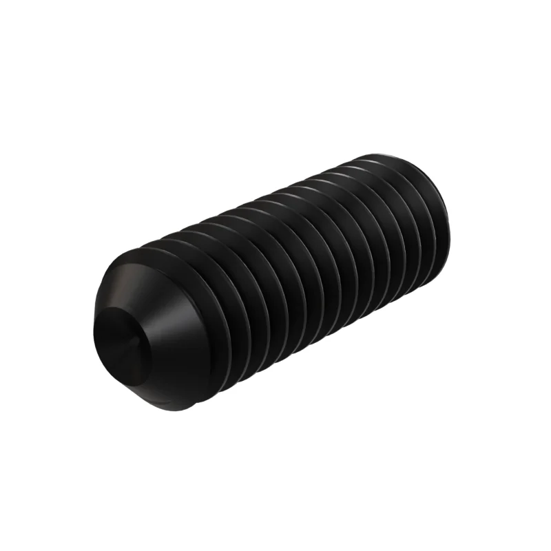 Hexagon Socket Set Screw, Cup Point DIN 916 M6 × 16, black oxide