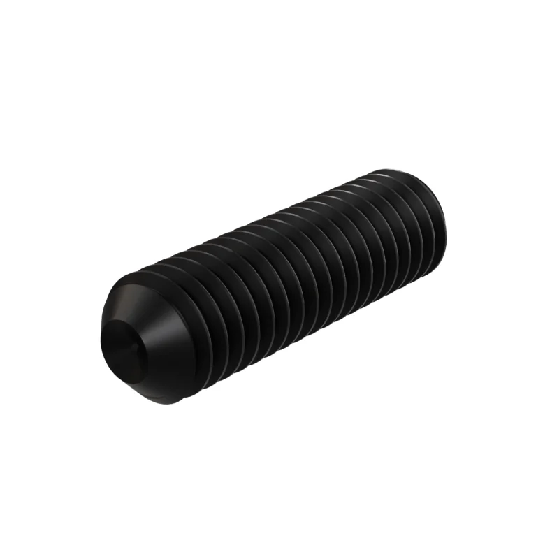Hexagon Socket Set Screw, Cup Point DIN 916 M6 × 20, black oxide