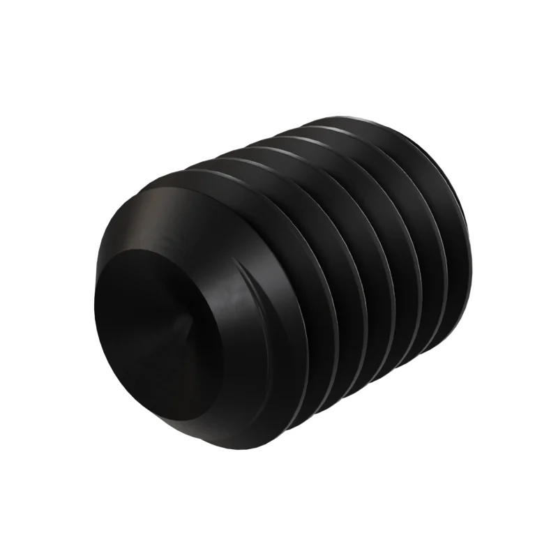 Hexagon Socket Set Screw, Cup Point DIN 916 M8 × 10, black oxide