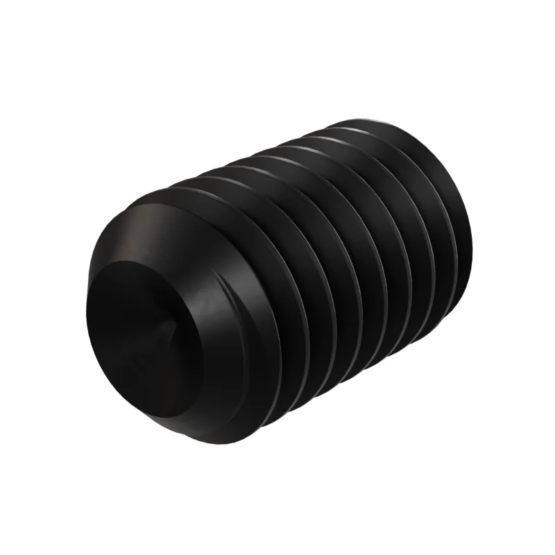 Hexagon Socket Set Screw, Cup Point DIN 916 M8 × 12, black oxide
