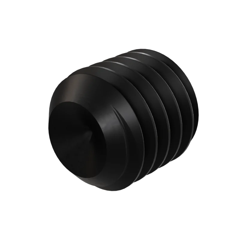Hexagon Socket Set Screw, Cup Point DIN 916 M8 × 8, black oxide